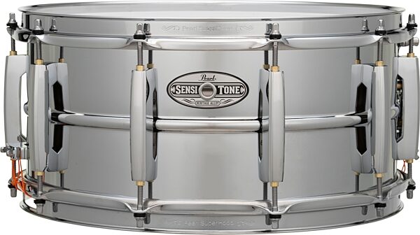 Pearl Sensitone Heritage Alloy Steel Snare, Action Position Back