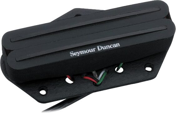 Seymour Duncan STHR1 Hot Rails Tele Humbucker Pickup, Black, STHR1B, Bridge, Black