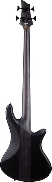 Schecter Stiletto 4 Stealth Pro EX Electric Bass, Left-Handed, Black, Action Position Back