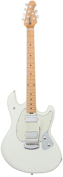 Ernie Ball Music Man StingRay Electric Guitar (with Case), Ivory White