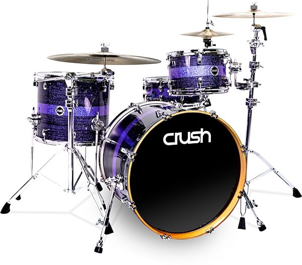 Crush Sublime ST Maple Drum Shell Kit, 3-Piece, Action Position Back