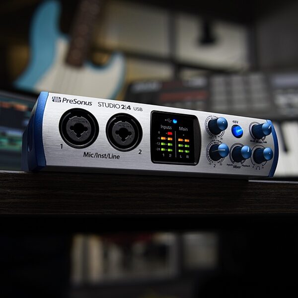 PreSonus Studio 2|4 2x2 USB Audio Interface, Action