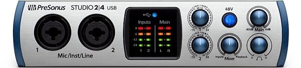 PreSonus Studio 2|4 2x2 USB Audio Interface, Main