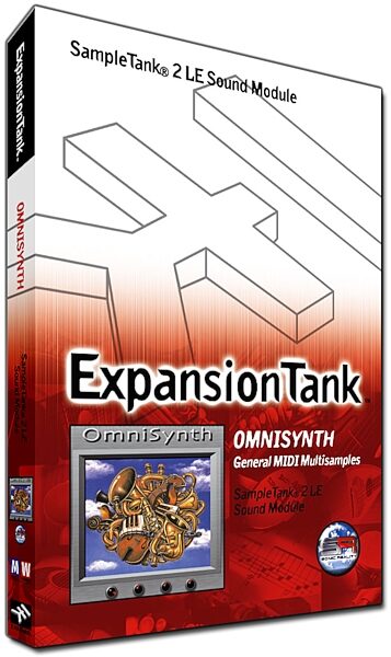 IK Multimedia Expansion Tank Sound Module Sonic Reality Volume 2, OmniSynth