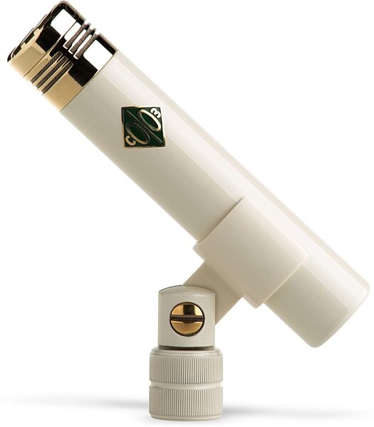 Soyuz 013 FET Small-Diaphragm Condenser Microphone, Cream, Main with all components Front