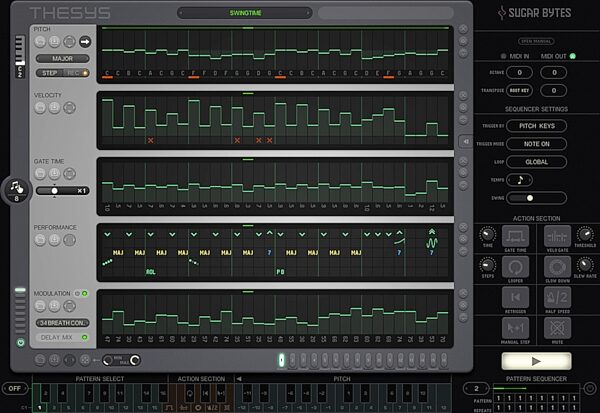 Sugar Bytes Thesys Audio Plug-in Software, Digital Download, Action Position Back