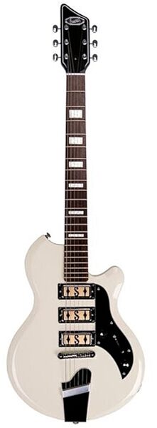 Supro Hampton Electric Guitar, Antique White