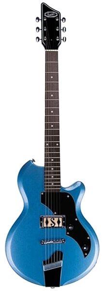 Supro Jamesport Electric Guitar, Ocean Blue Metallic