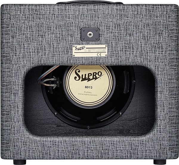 Supro Black Magick Guitar Speaker Cabinet (75 Watts, 1x12"), 8 Ohms, Action Position Back