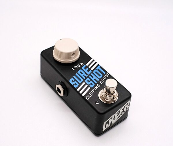 Greer Amps Sure Shot Clipping Boost Pedal, New, Action Position Back