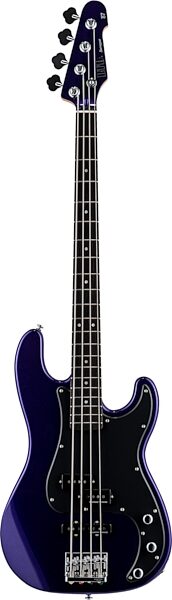 ESP LTD Surveyor 87 Electric Bass, Dark Metallic Purple, Action Position Back