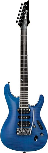 Ibanez SV5470F Prestige Flame Top Electric Guitar (With Case), Natural Blue