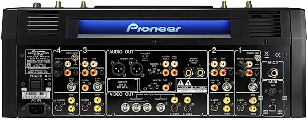 Pioneer SVM1000 DJ Audio/Video Mixer, Rear