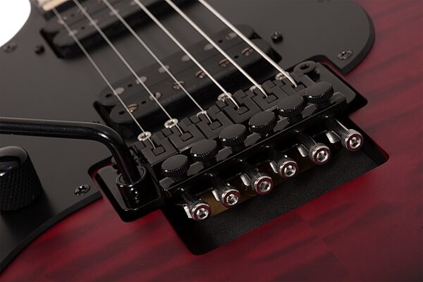 Schecter Miles Dimitri Baker SVSS Left-Handed Electric Guitar, Action Position Back