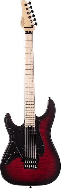 Schecter Miles Dimitri Baker SVSS Left-Handed Electric Guitar, Action Position Back