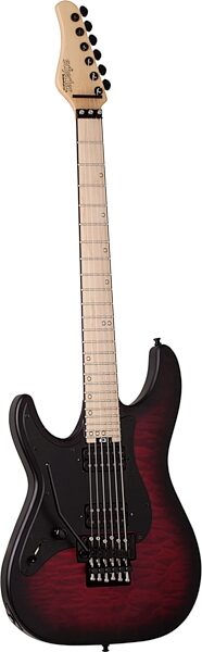 Schecter Miles Dimitri Baker SVSS Left-Handed Electric Guitar, Action Position Back