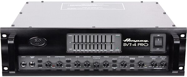 Ampeg SVT-4PRO Bass Amplifier Head (1200 Watts), New, Front