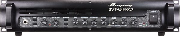 Ampeg SVT-8PRO Bass Amplifier Head (2500 Watts), Front
