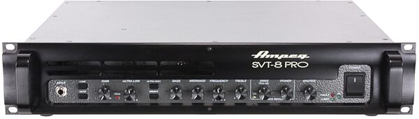 Ampeg SVT-8PRO Bass Amplifier Head (2500 Watts), Front Slant