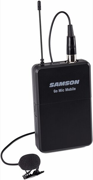 Samson Go Mic Mobile PXD2 Beltpack Transmitter with LM8 Lavalier Microphone, New, View