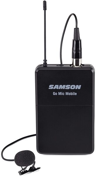 Samson Go Mic Mobile PXD2 Beltpack Transmitter with LM8 Lavalier Microphone, USED, Warehouse Resealed, Main