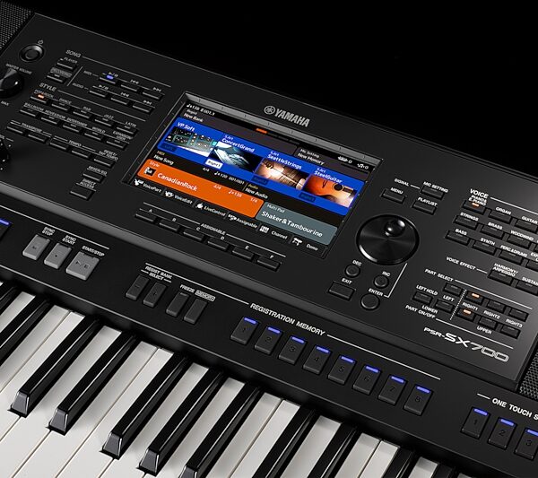 Yamaha PSR-SX700 Keyboard Arranger Workstation, New, Detail