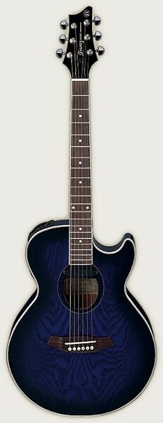 Ibanez SX72 Acoustic-Electric Guitar, Transparent Blue Sunburst