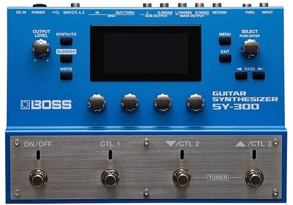 Boss SY-300 Guitar Synthesizer Pedal, Top