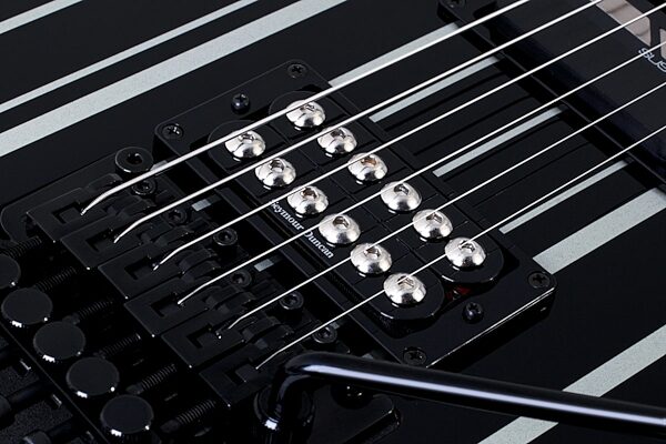 Schecter Synyster Gates Custom-S Electric Guitar, Floyd Closeup
