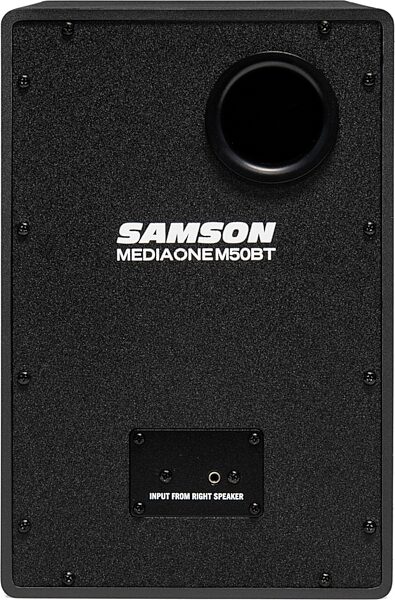 Samson MediaOne M50BT Powered Studio Monitors With Bluetooth, Pair, Left Rear