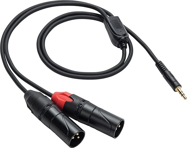 Samson Tourtek Pro 1/8" (3.5mm) TRS to Dual XLR Male Breakout Cable, 3 foot, TPADXM83, Action Position Back
