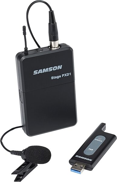 Samson XP106wLM Wireless PA System with Wireless Lavalier Microphone, New, Action Position Back