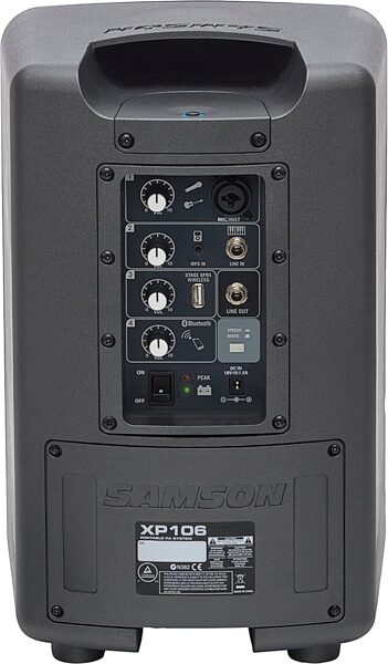 Samson XP106wLM Wireless PA System with Wireless Lavalier Microphone, New, Action Position Back