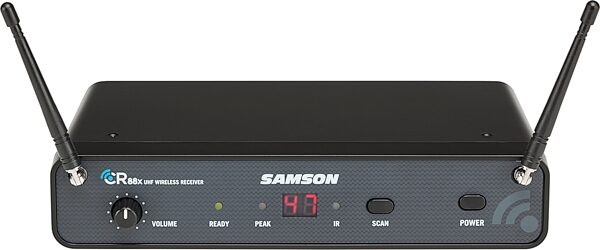 Samson Airline 88x Wireless Guitar System, Band D, Action Position Back