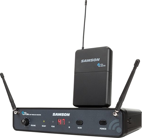 Samson Concert 88x Wireless Instrument System, Band D, Action Position Back