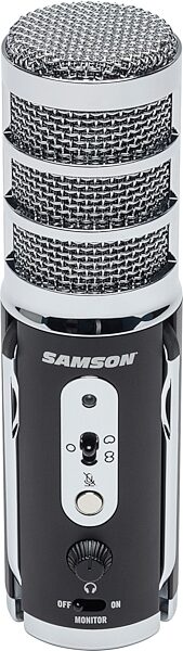 Samson Satellite Dual-Diaphragm USB/iOS Condenser Microphone, New, Folded