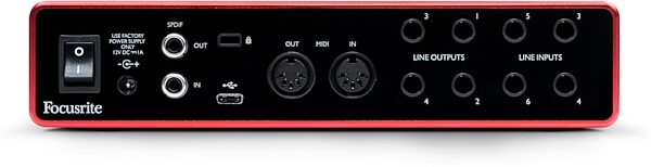 Focusrite Scarlett 8i6 3rd Gen USB Audio Interface, New, Alt-View-4