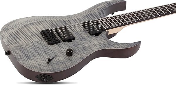 Schecter Sunset-6 Extreme Electric Guitar, Gray Ghost, Action Position Back