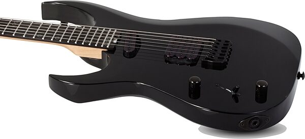 Schecter Sunset-6 Triad Electric Guitar, Left-Handed, Gloss Black, Action Position Front