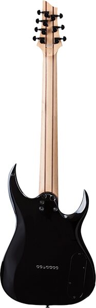Schecter Sunset-7 Triad Electric Guitar, Left-Handed (7-String), Gloss Black, Main Back