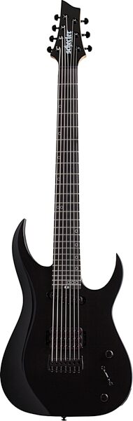 Schecter Sunset-7 Triad Electric Guitar, 7-String, Gloss Black, Action Position Back