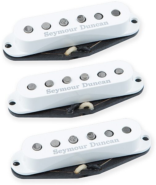 Seymour Duncan Scooped Strat Pickup Set, White, Action Position Front