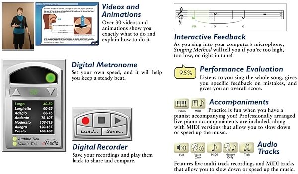 eMedia Singing Method Software, New, Screenshot 4