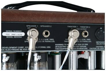 Rivera Sedona 55 Acoustic Guitar Combo Amplifier (55 Watts, 1x12"), Speaker Outputs