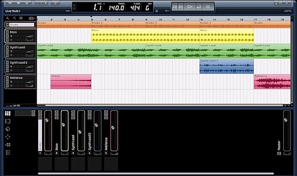 Steinberg Sequel Music Creation and Performance Software (Macintosh and Windows), Screenshot 1