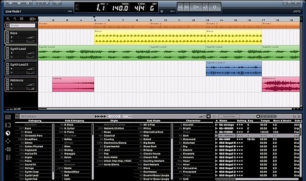 Steinberg Sequel Music Creation and Performance Software (Macintosh and Windows), Screenshot 6