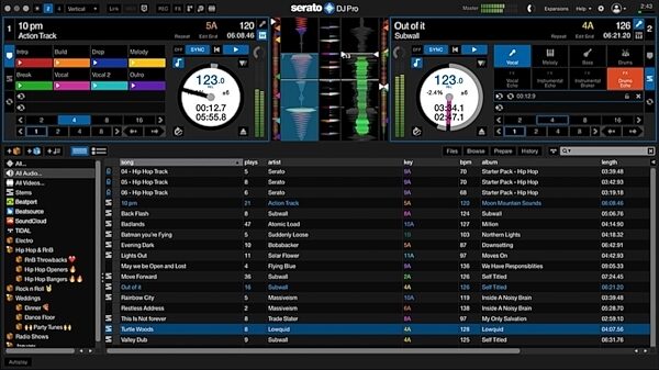 Serato DJ PRO DJ Software, Digital Download, view