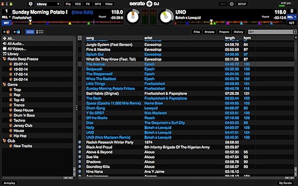 Rane SL3 Serato DJ Audio Interface, Serato DJ Software Screenshot 3