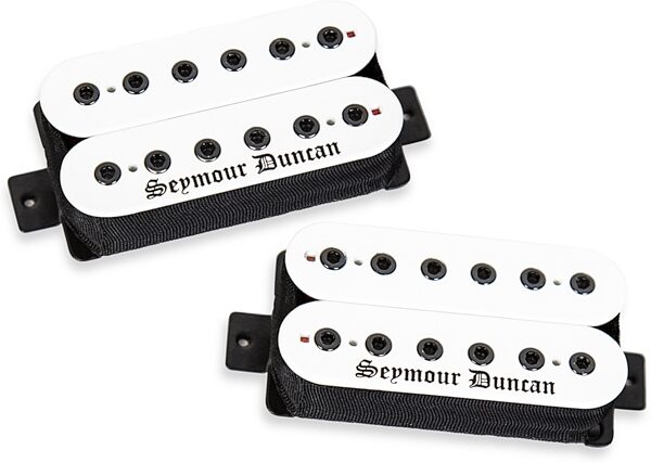 Seymour Duncan Blackened Black Winter Electric Guitar Pickup, White, Action Position Back
