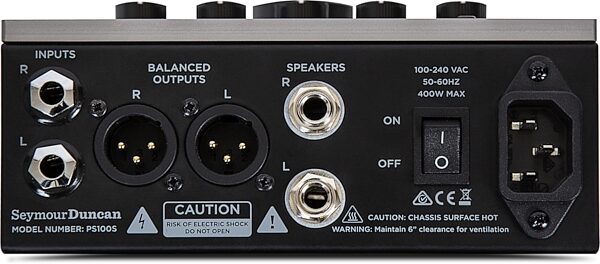 Seymour Duncan PowerStage 100 Stereo Guitar Pedal Amplifier - Limited Edition, Black, Open Box (Very Good), Action Position Back